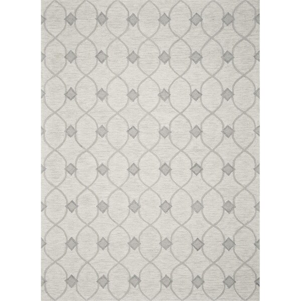 Palacedesigns Wool Ivory Area Rug - Ivory - 3 ft. 3 in. x 5 ft. 3 in. PA3666323 - main